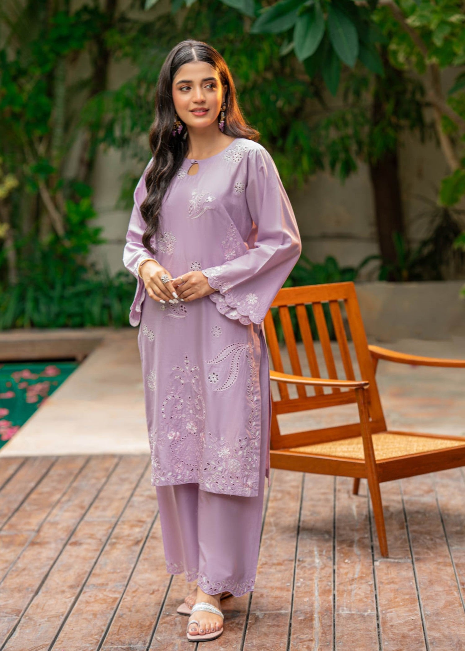 Tng (The Next Generation) Banafshaan | | Embroidered | Lilac Women 2pcs