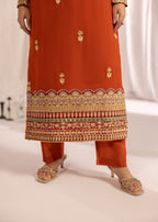 Alyssa RUST SUIT ALN18 Women 3pcs