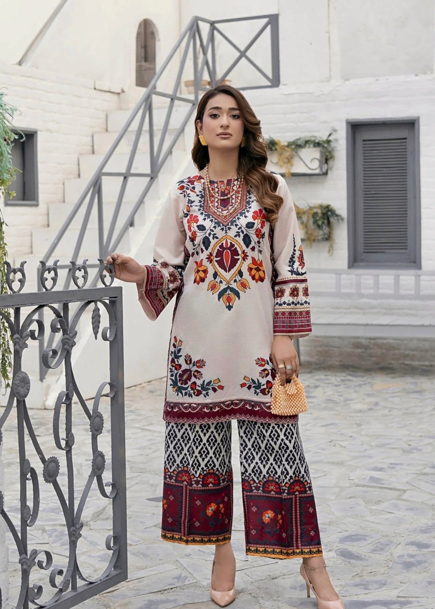 Midway Arts Nayra – Printed Suit | Effortless Chic Women 2pcs