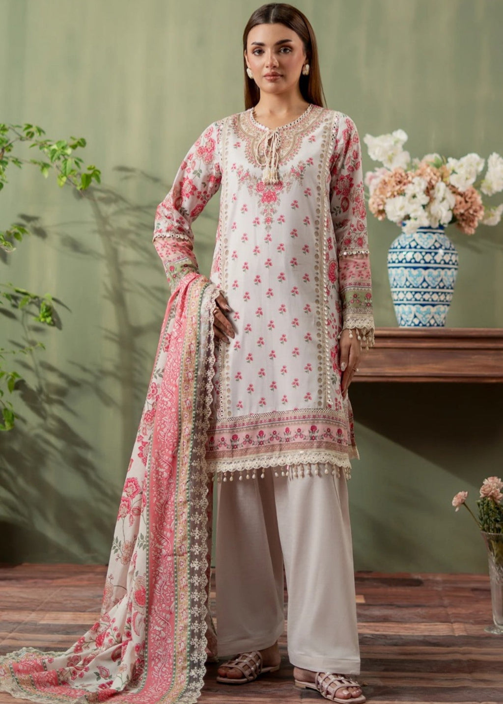 Mausammary Prints Pret Gulbahar Women 3pcs
