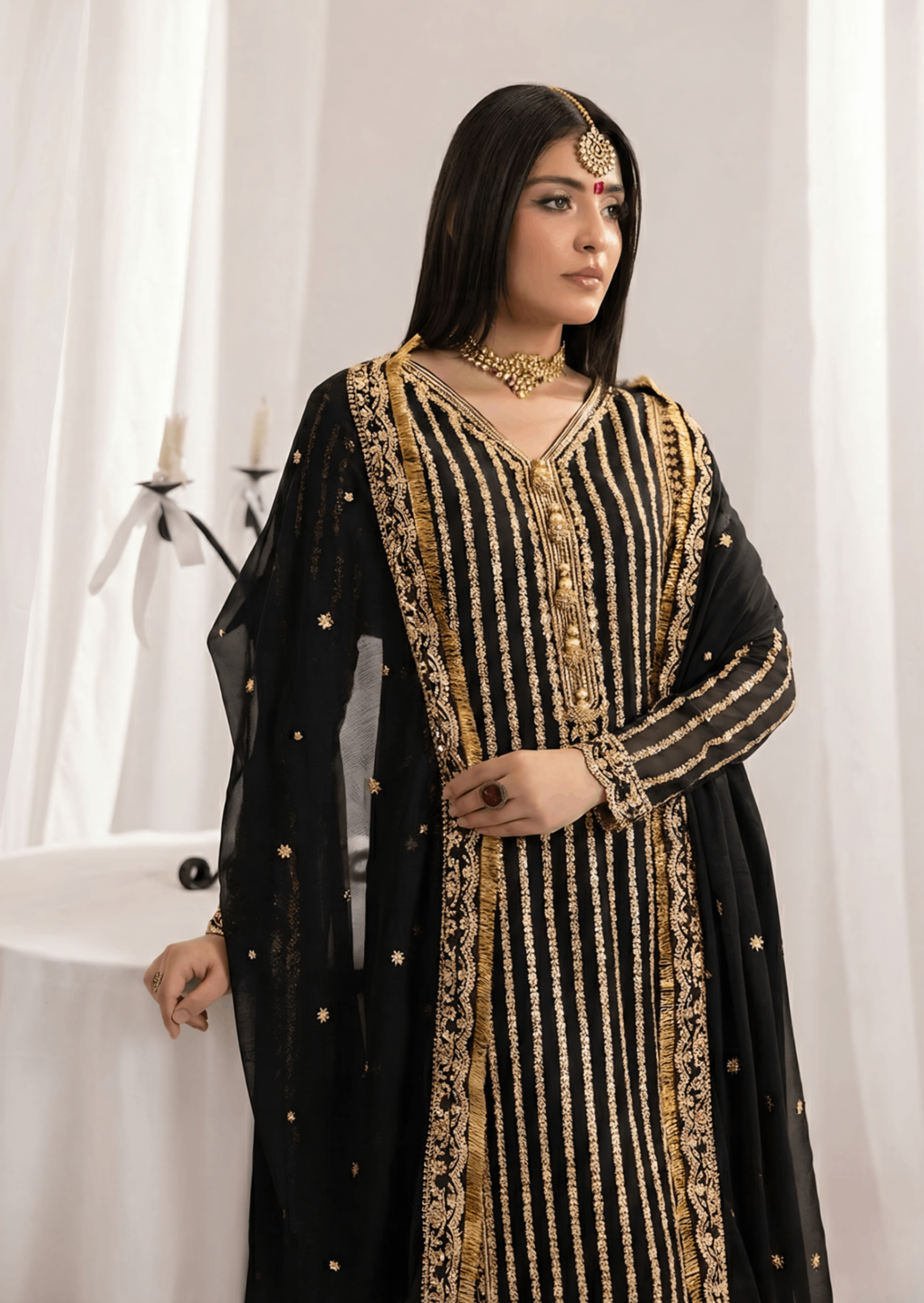 Alyssa BLACK SUIT ALN401 B Women 3pcs