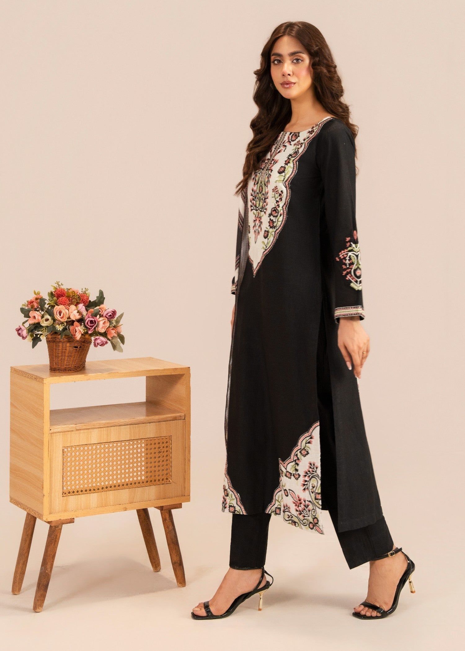 Sahibas By Mirza Roam Black Women 3pcs