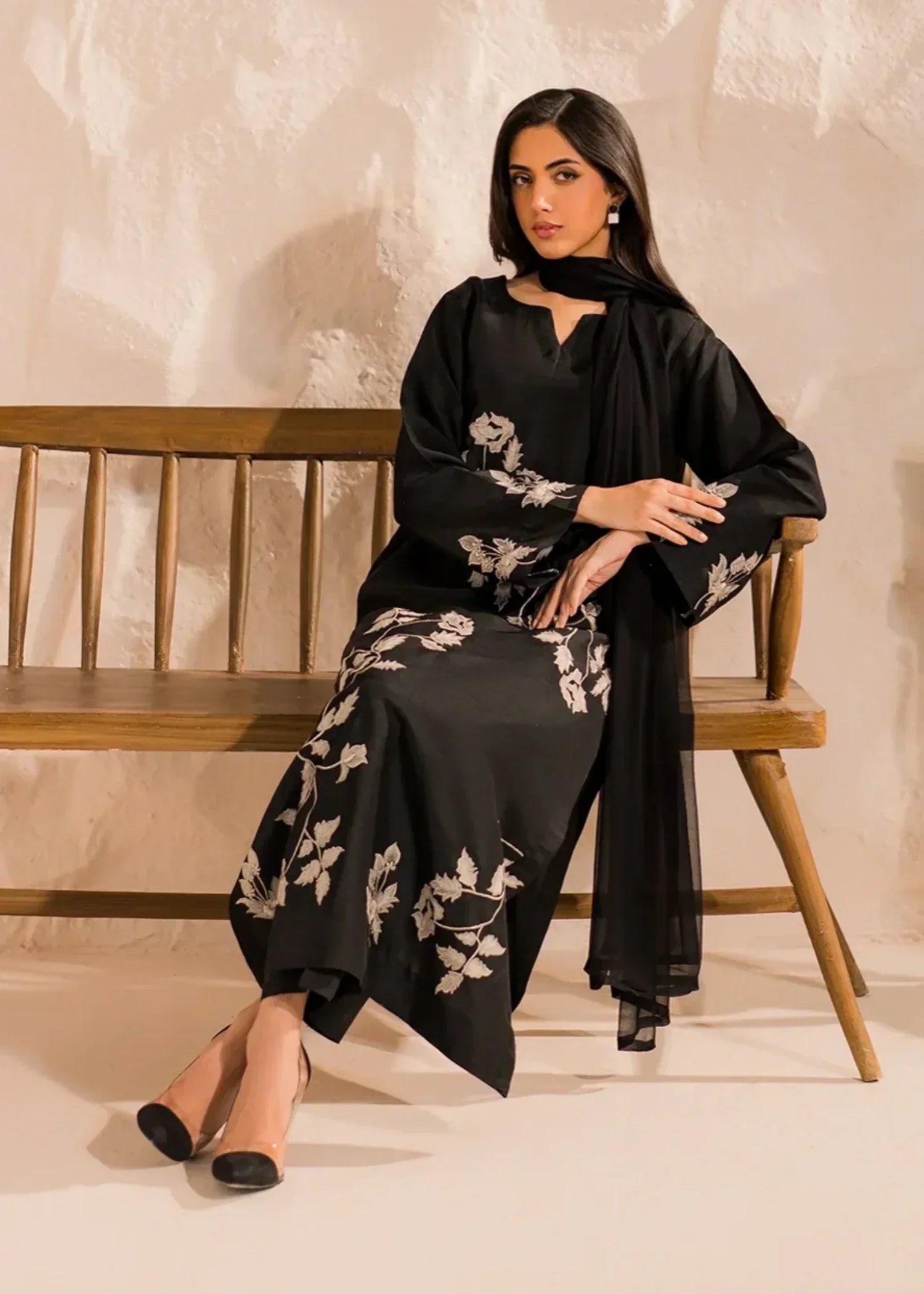 Tawakal Closet BLACK PETALS 03 Women 3pcs