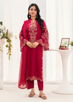 Sahibas By Mirza Elara Maroon Women 3pcs