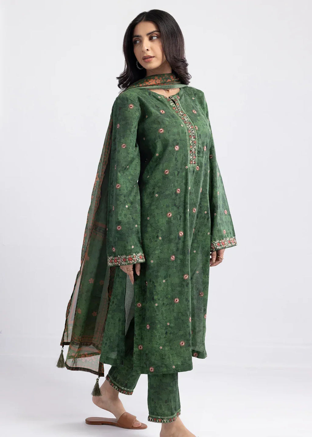 Zellbury WPS2532648 Dark Green Women 3pcs