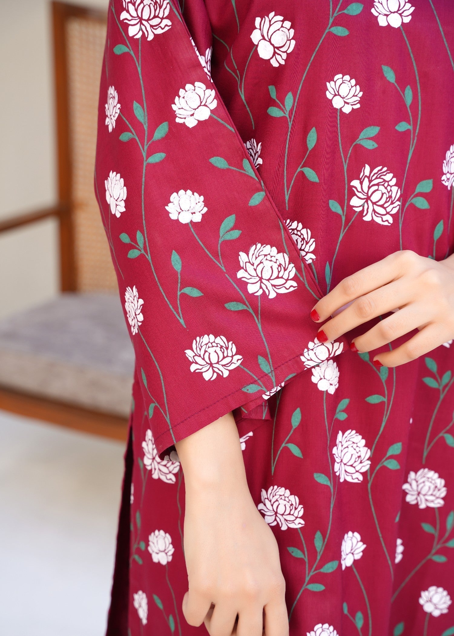 Chaudhary Arts Dream maroon Women 2pcs