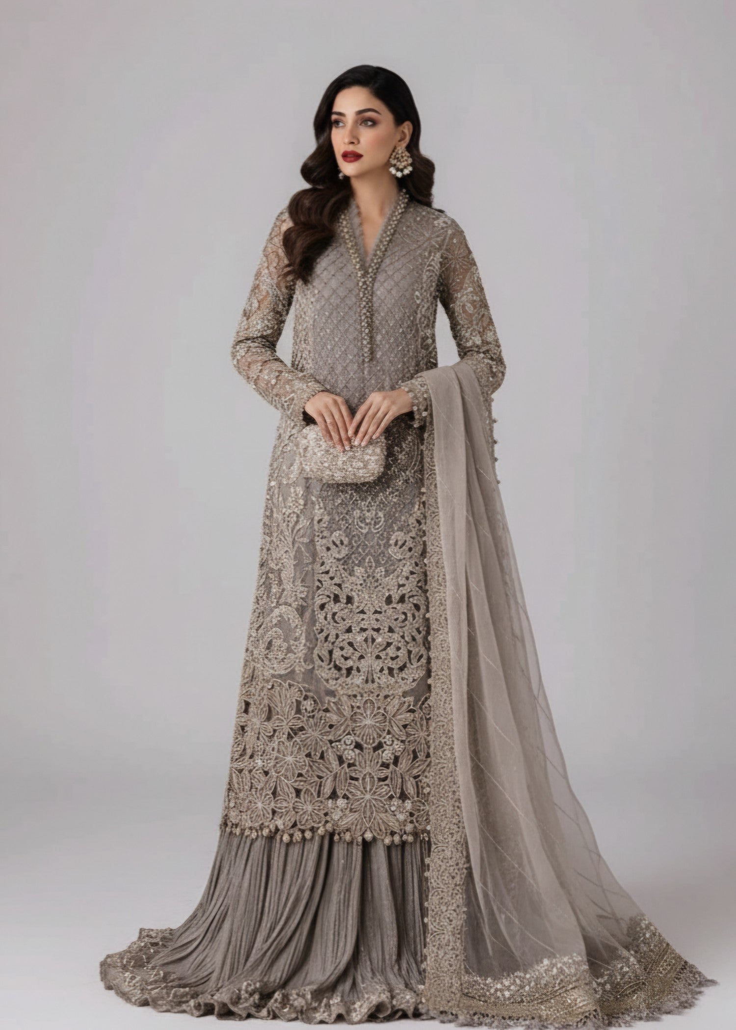 Malhaar MAL AL 4232 WED V1 25 Women 3pcs