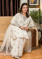 Alfatah Pret Embroidered Lawn ZAUQ S25 0019 Women 3pcs