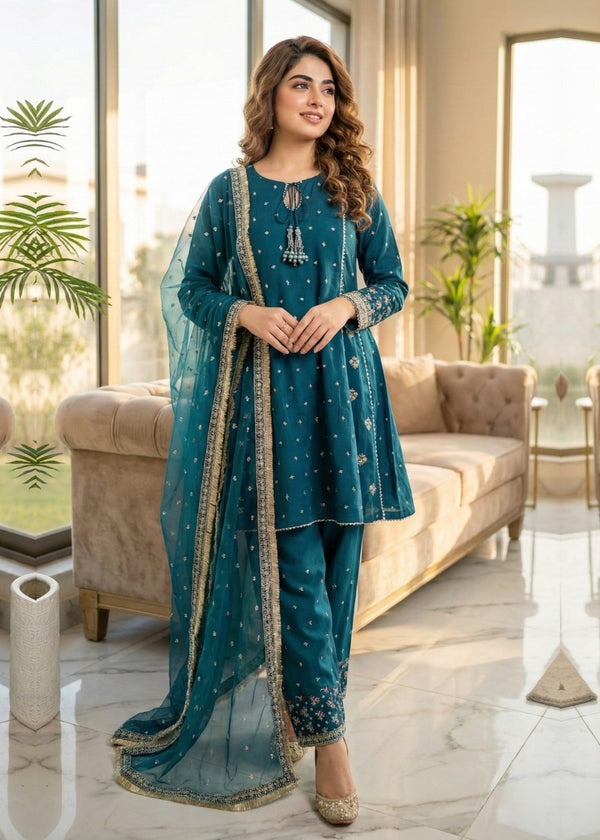 Diara Couture SAYURI DF 61 TEAL Women 3pcs