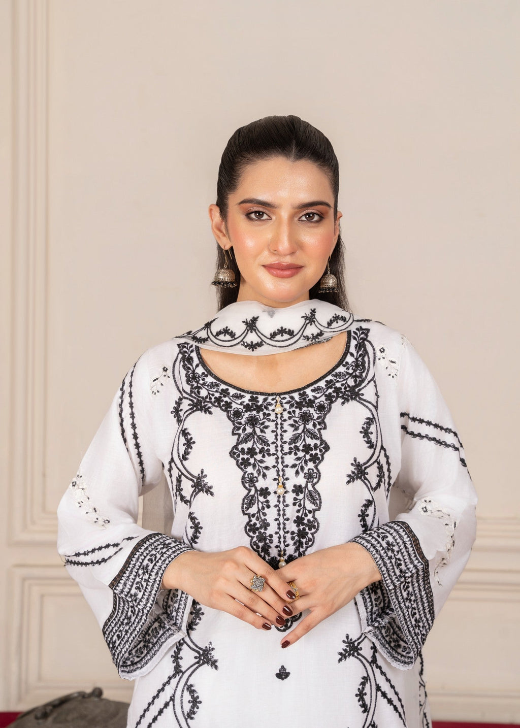 Four Season Boutique ZIRWAH COTTON WHITE Women 3pcs