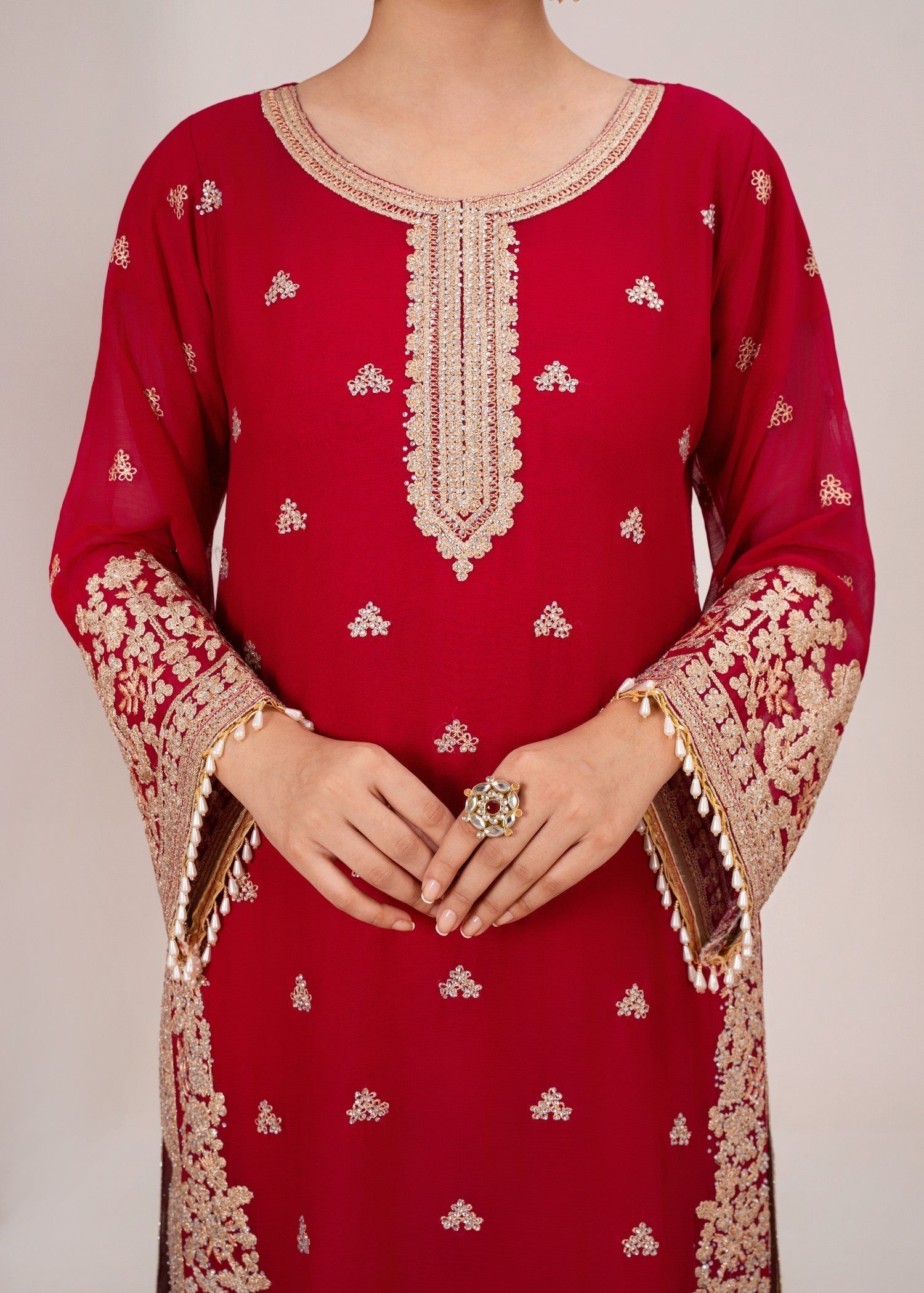 Four Season Boutique HEER HOTPINK RED Women 4pcs