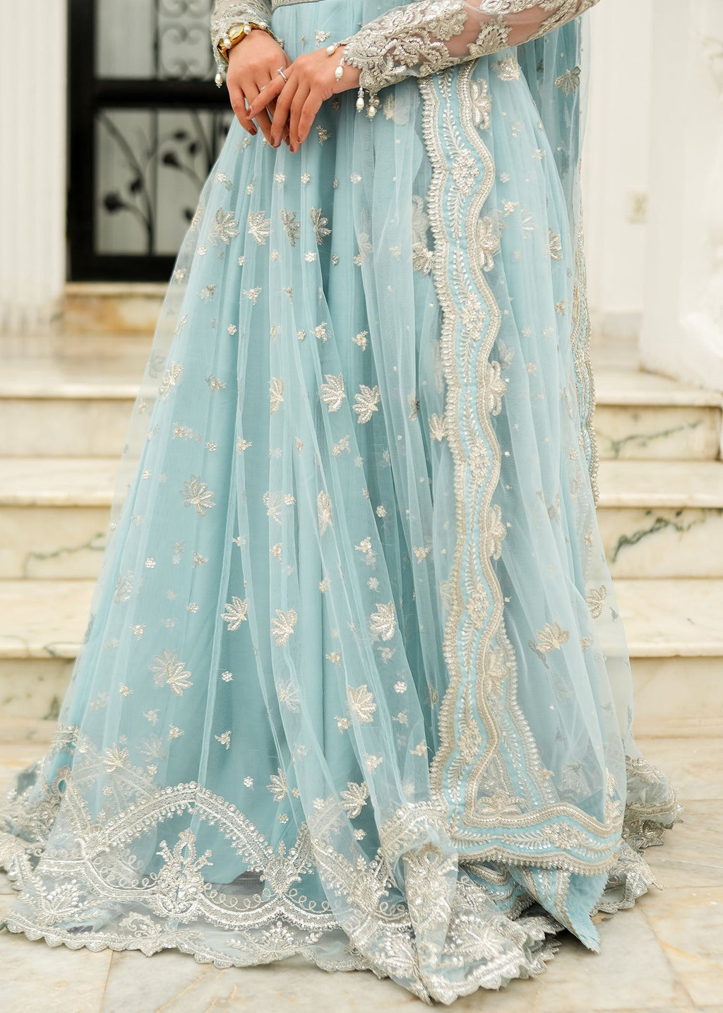 Rang-e-Haya Fiora (Ice Blue) Women 3pcs
