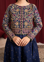 Qasim Anwer By Chandni Bridals SHIRIN (BLUE) Women 3pcs