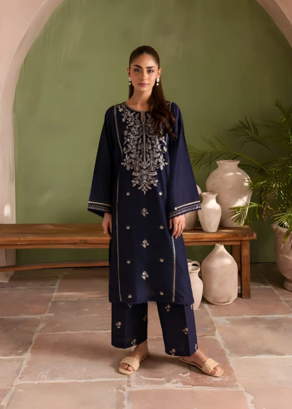 Shehroz Fashion Haya lawn embroidery suit Women 2pcs