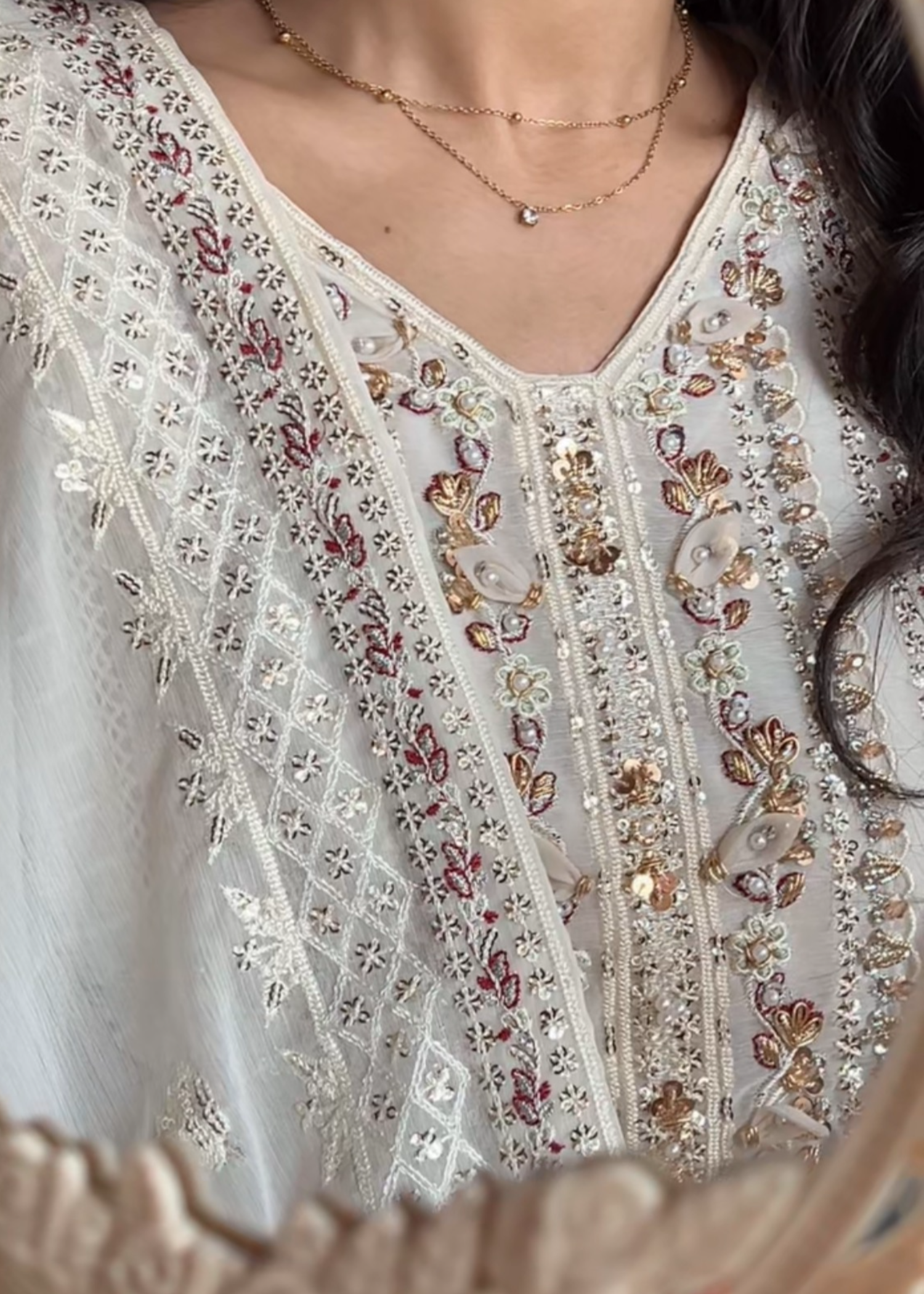 Four Season Boutique AIZAL CREAM WHITE Women 3pcs