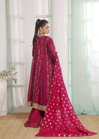 Madiha Gohar Gul e Gulnaar Khaadi Net Premium Pishwas with Ajar Women 4pcs