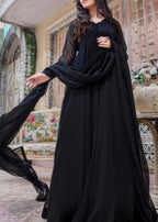 Rosyribbons Jet Black Frock Women 2pcs