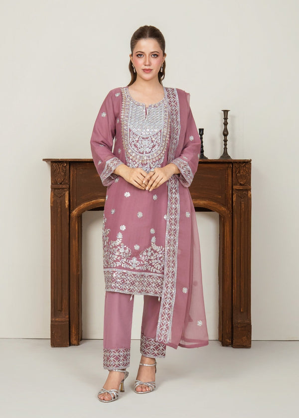 Four Season Boutique SAJAL LAVENDER Women 3pcs