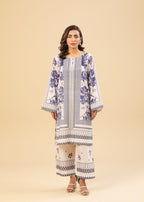 Zenyre Indigo Stripe Printed Set Women 2pcs