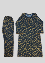 Salimas Lawn Stitched Suit – Dark Floral Elegance Women 2pcs