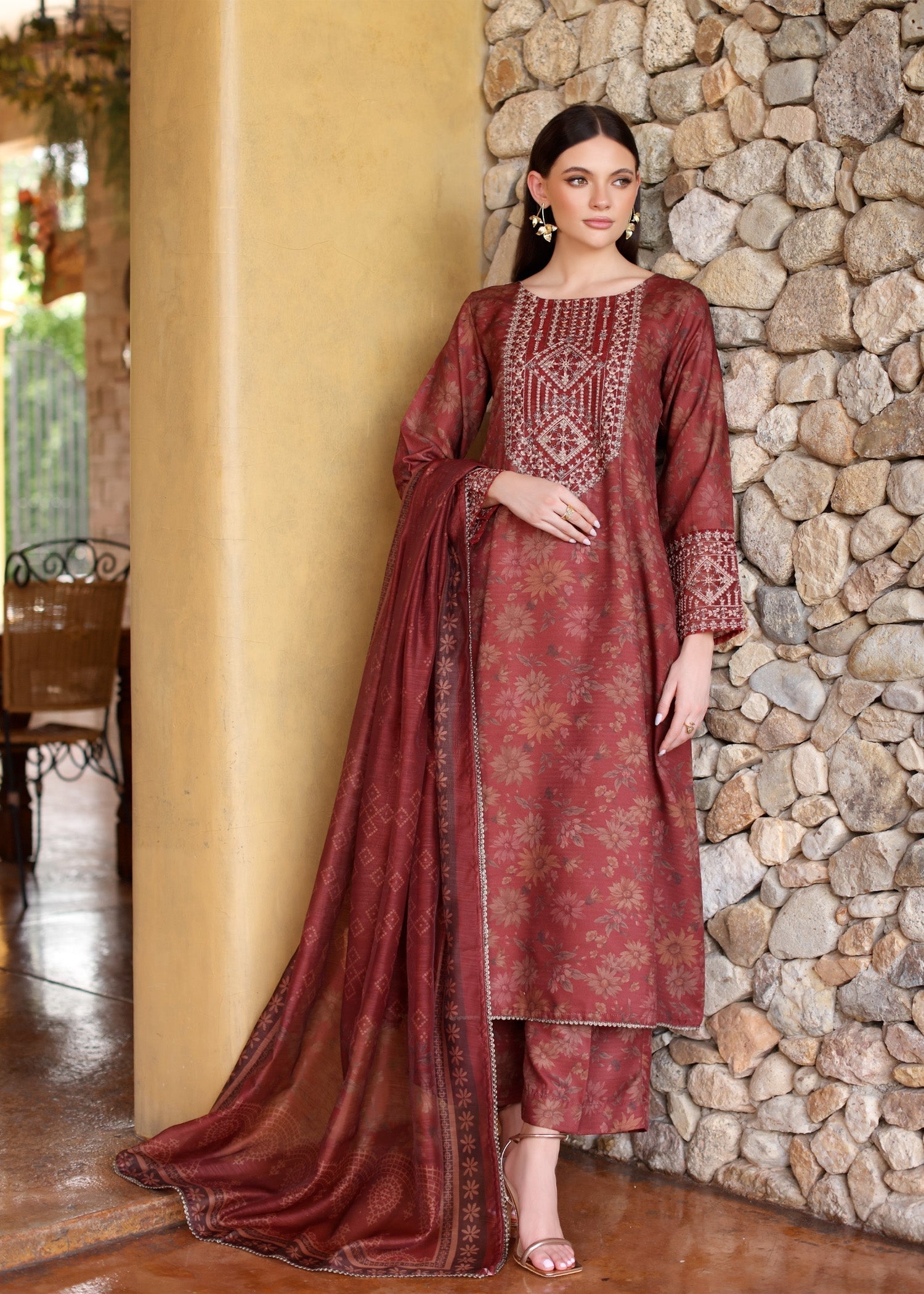 Mohagni BLS 51 STITCHED I UNSTITCHED Women 3pcs