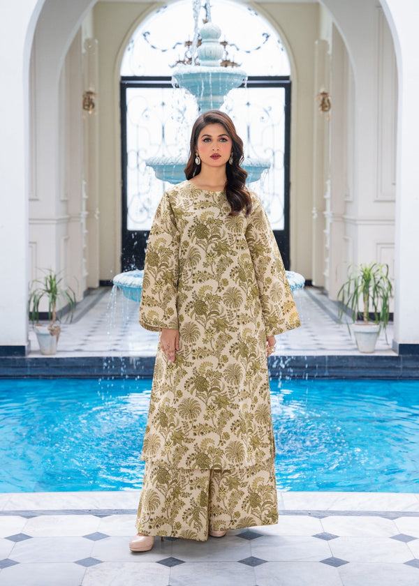 Zeenat & Zoha OLIVE Women 2pcs