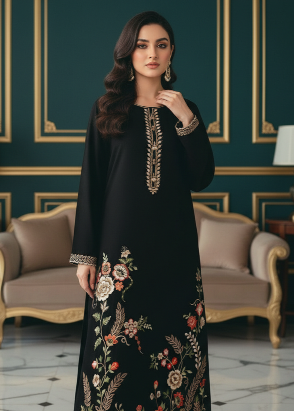 Shehroz Fashion MARIYAM EMBROIDERY Women 2pcs