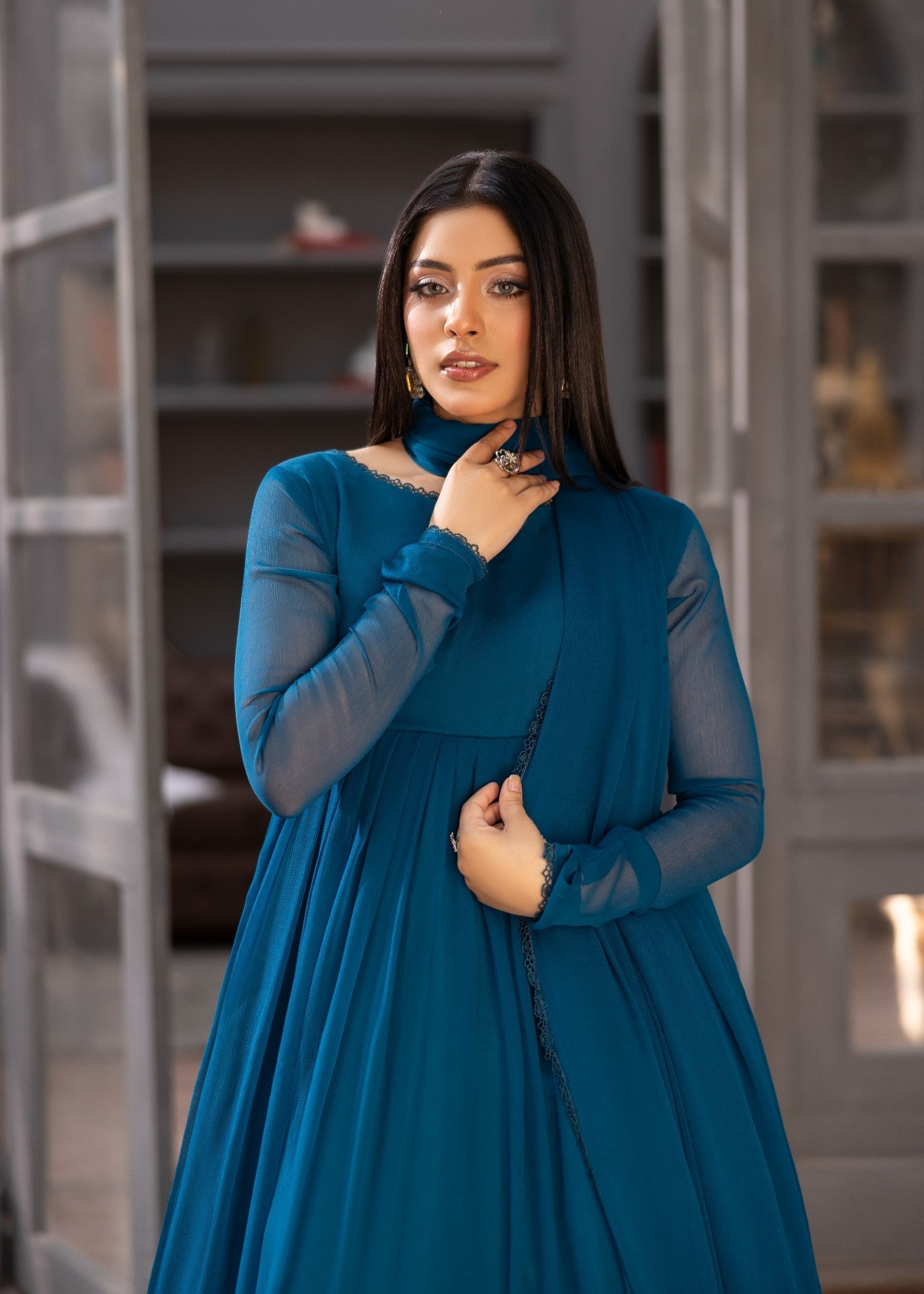 Alyssa TEAL BLUE ALM06 Women 3pcs