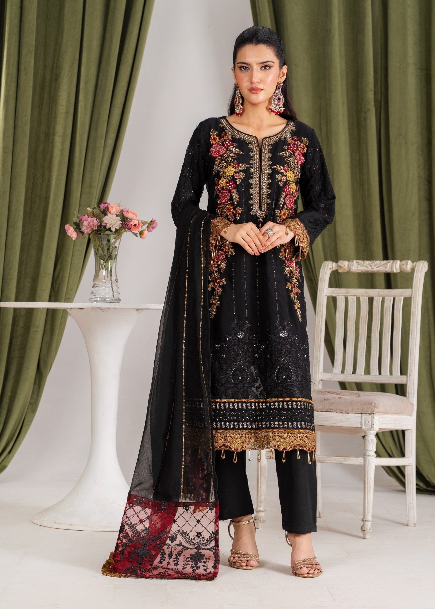 Four Season Boutique MHENAZ BLACK Women 3pcs