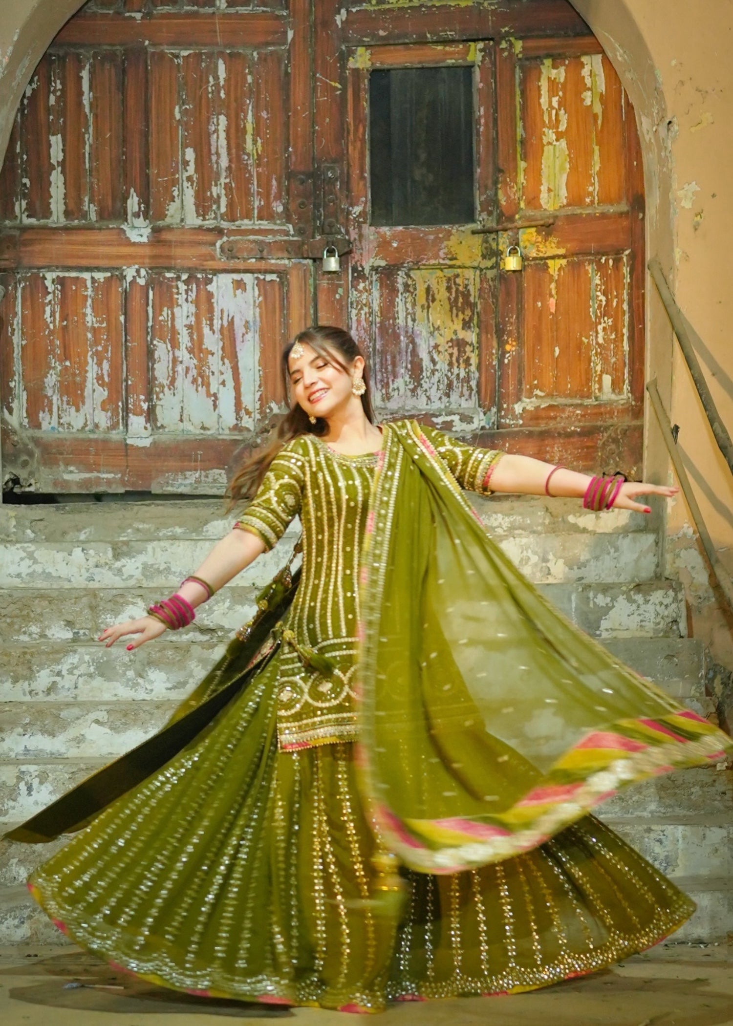 Suits By Sadia Dhani chiffon Women 3pcs