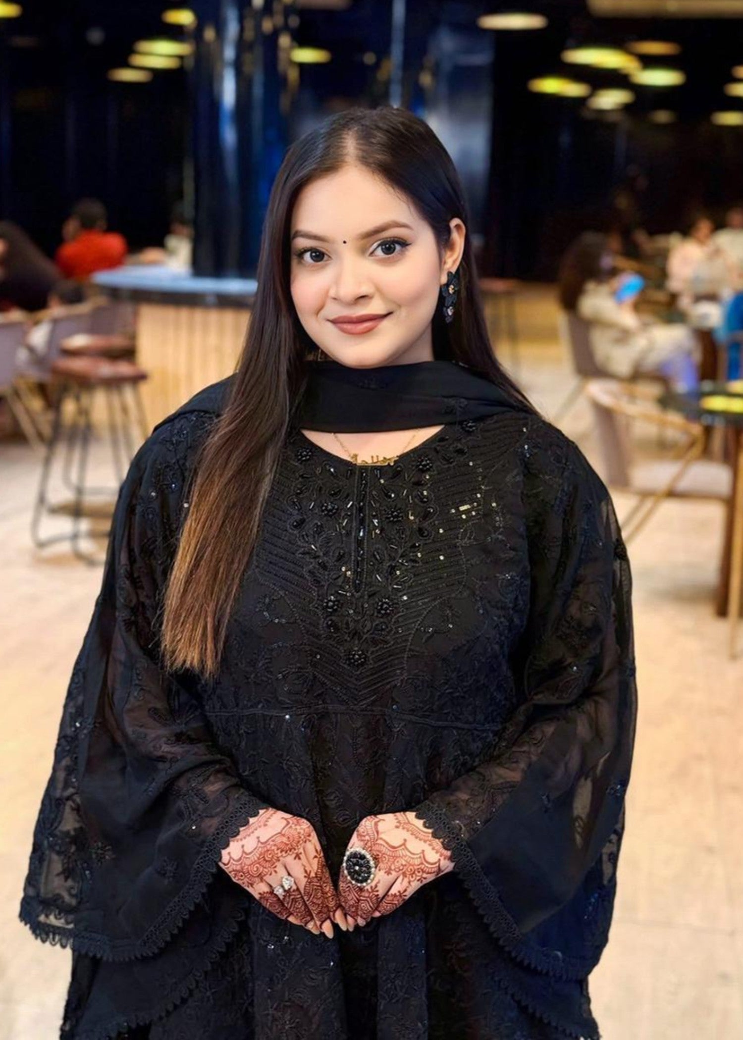 Inaaya Fashion JALPARI Black Women 3pcs