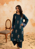 Afsarah Floral Zinc Luxury Embroidered Stitched Dress Women 2pcs