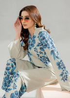 Shanghai Preet Elegant Sky Blue Women 2pcs