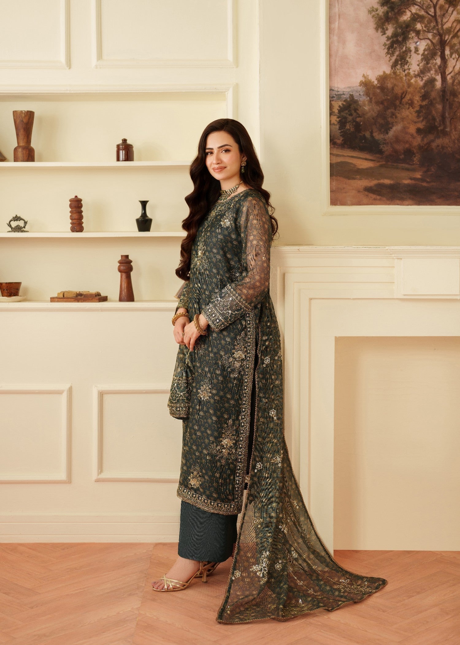 Mohagni LD 01 STITCHED I UNSTITCHED Women 4pcs