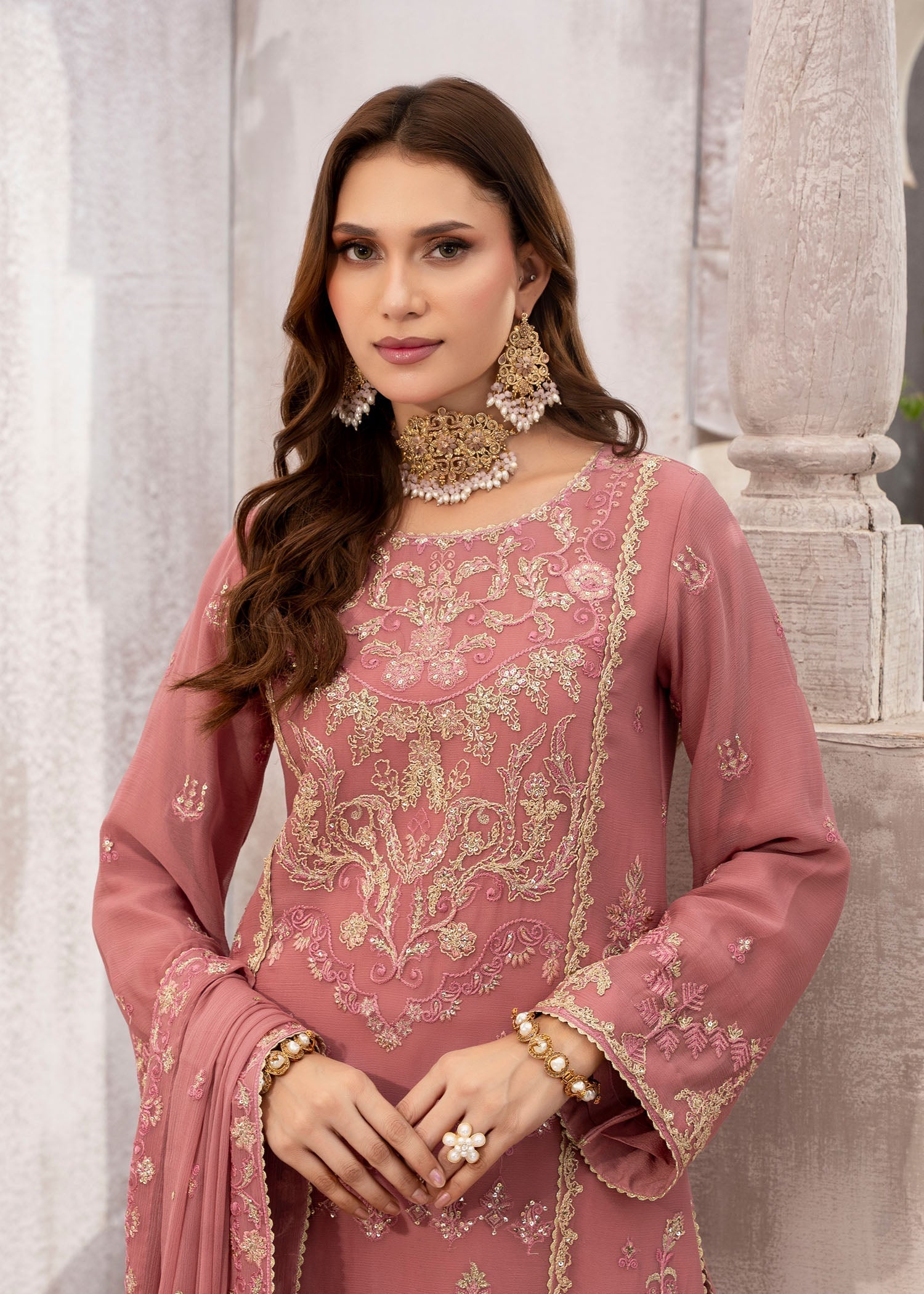 Kanwal Zainab Pink Glow Women 3pcs