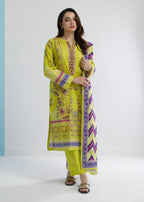 Zellbury WPS2532306 Yellow Green Women 3pcs