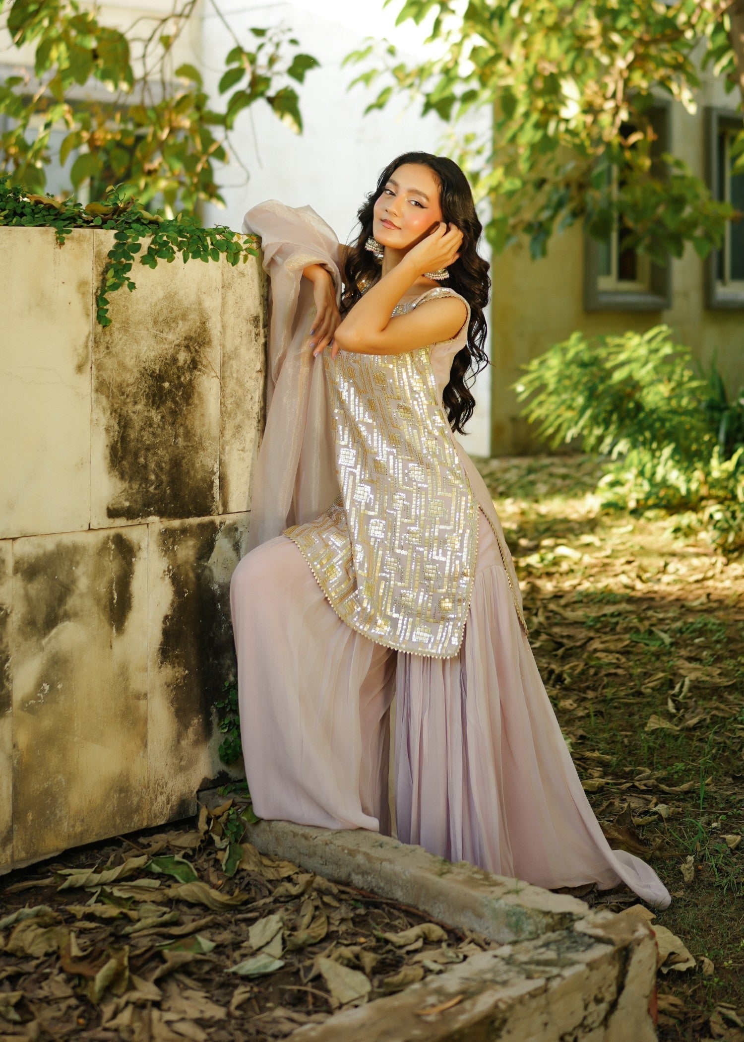 Fashion Trends 4 U Rabia's Sharara Women 3pcs