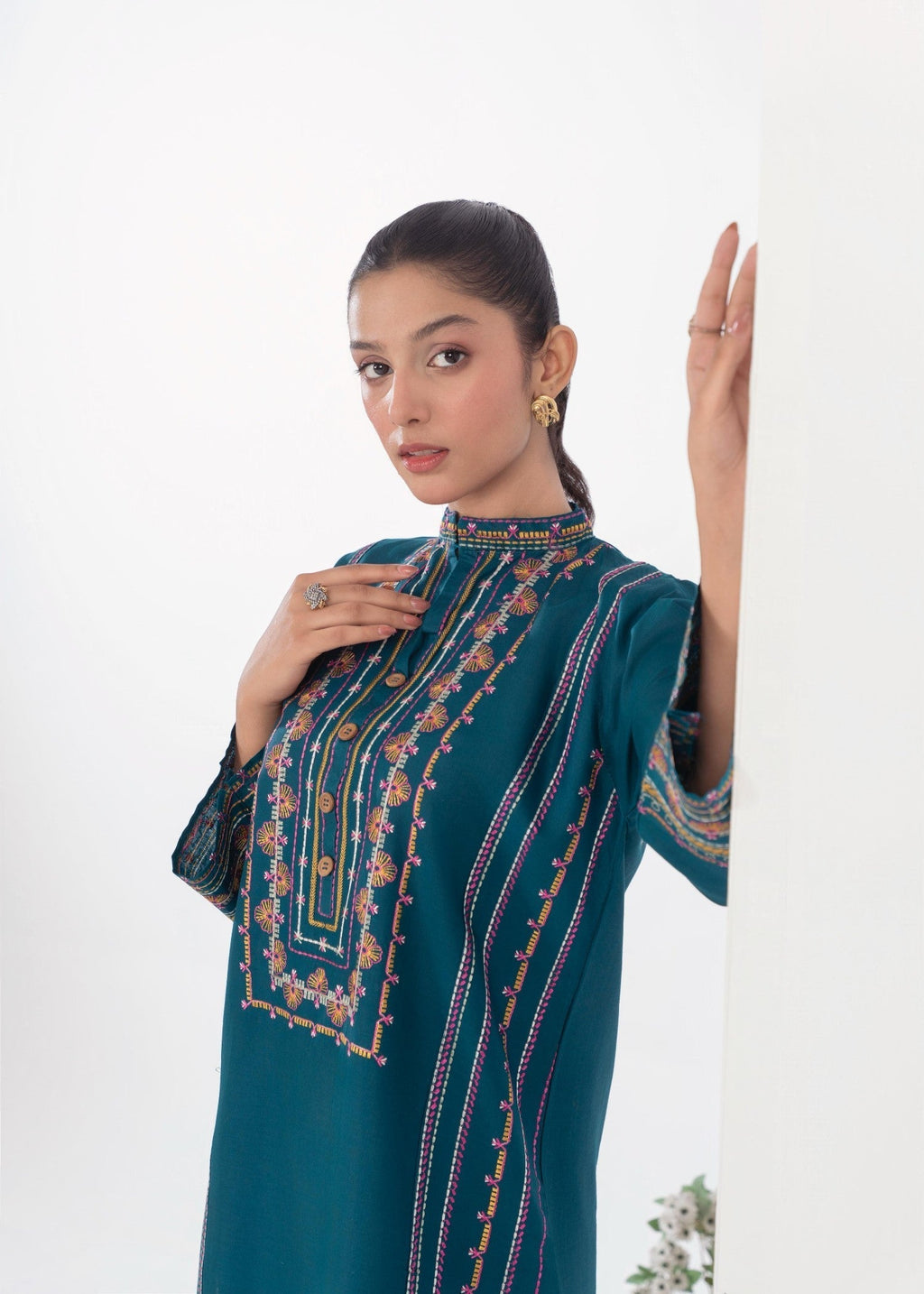 Stylish Collection LIME TEAL Women 2pcs