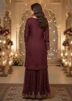 Diara Couture ZOYA US 603 BURGUNDY Women 3pcs