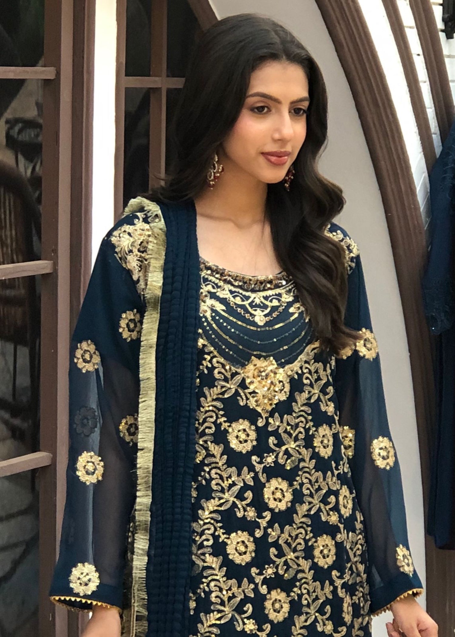 Suits By Sadia Crush style Teal Women 3pcs