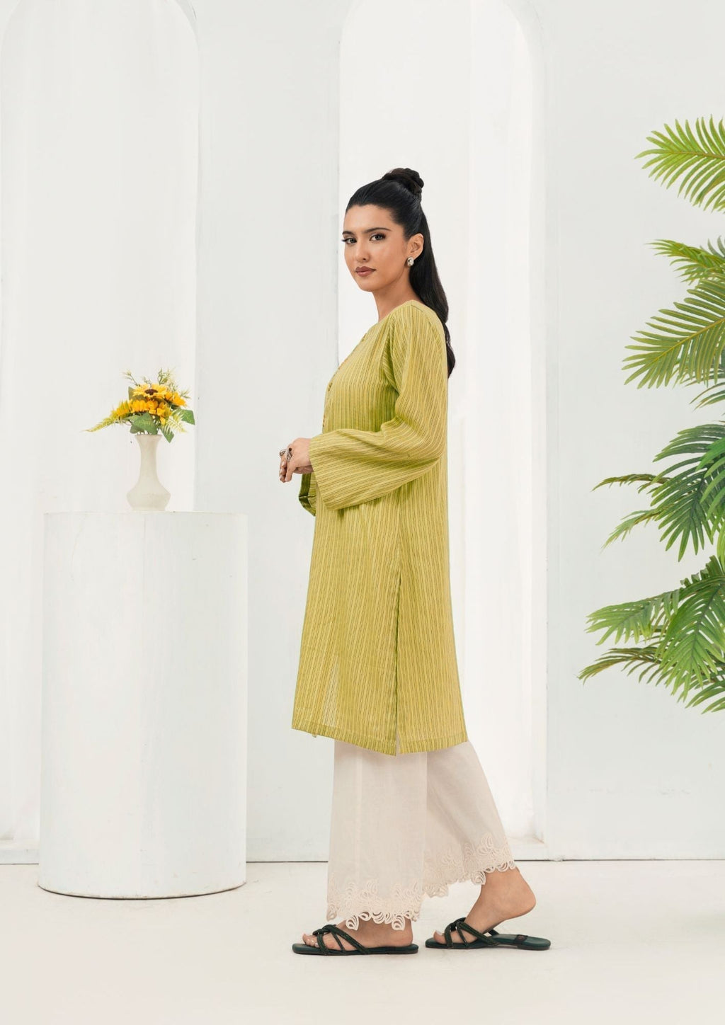 Yolo Pret Bubble Lawn Tunic BLT W25 0001 Women 1pcs