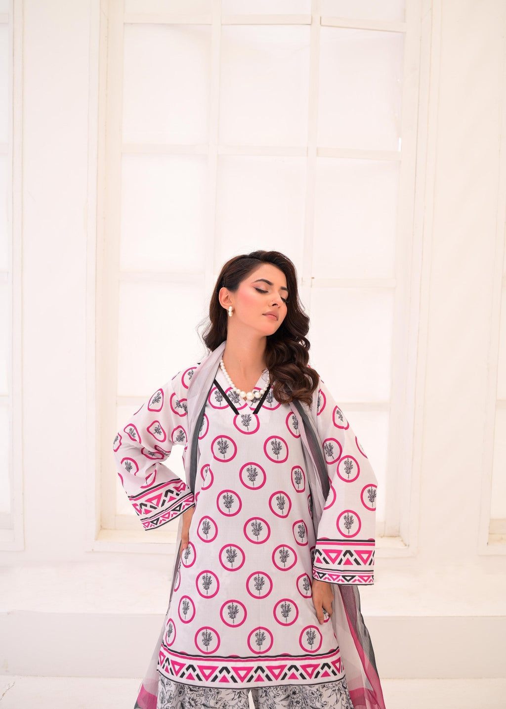 The Affordable Designer Pink polka Women 3pcs