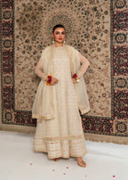 Maira Fashion Ivory Pishwas Women 4pcs