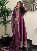 Laal Clothing Plum Musk Women 3pcs