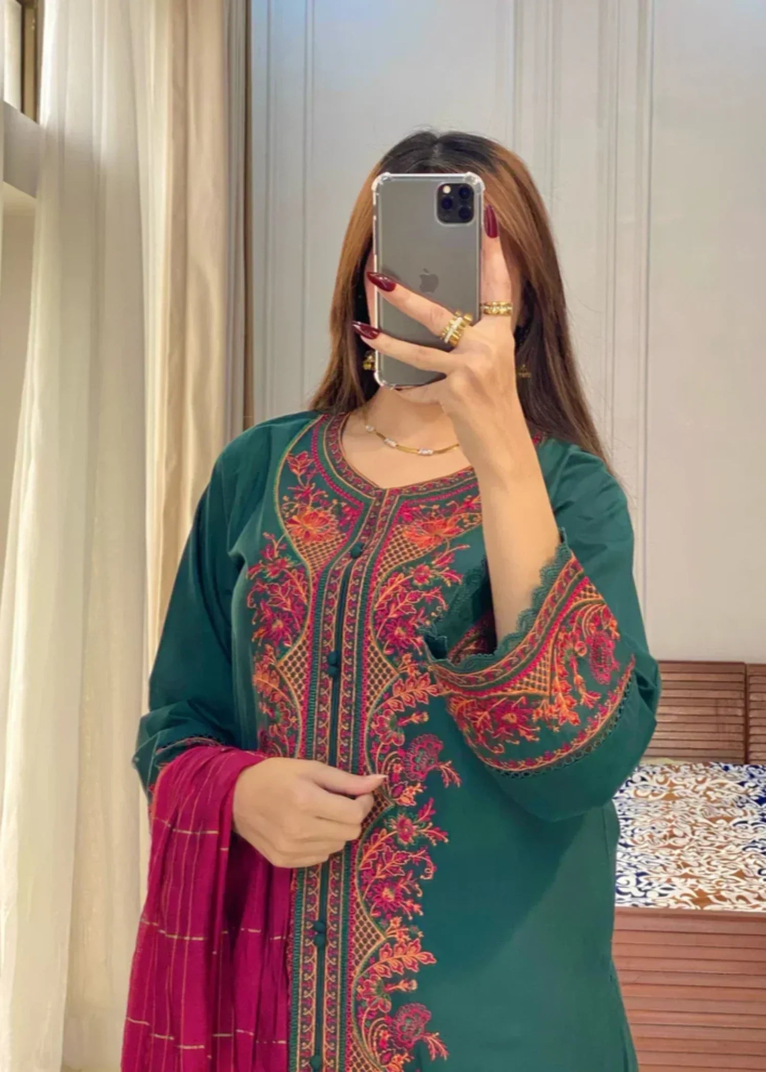 Rosyribbons Flora Embroidered Women 3pcs