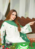 Rungrez Azaadi Ethnic Lawn outfit Women 3pcs