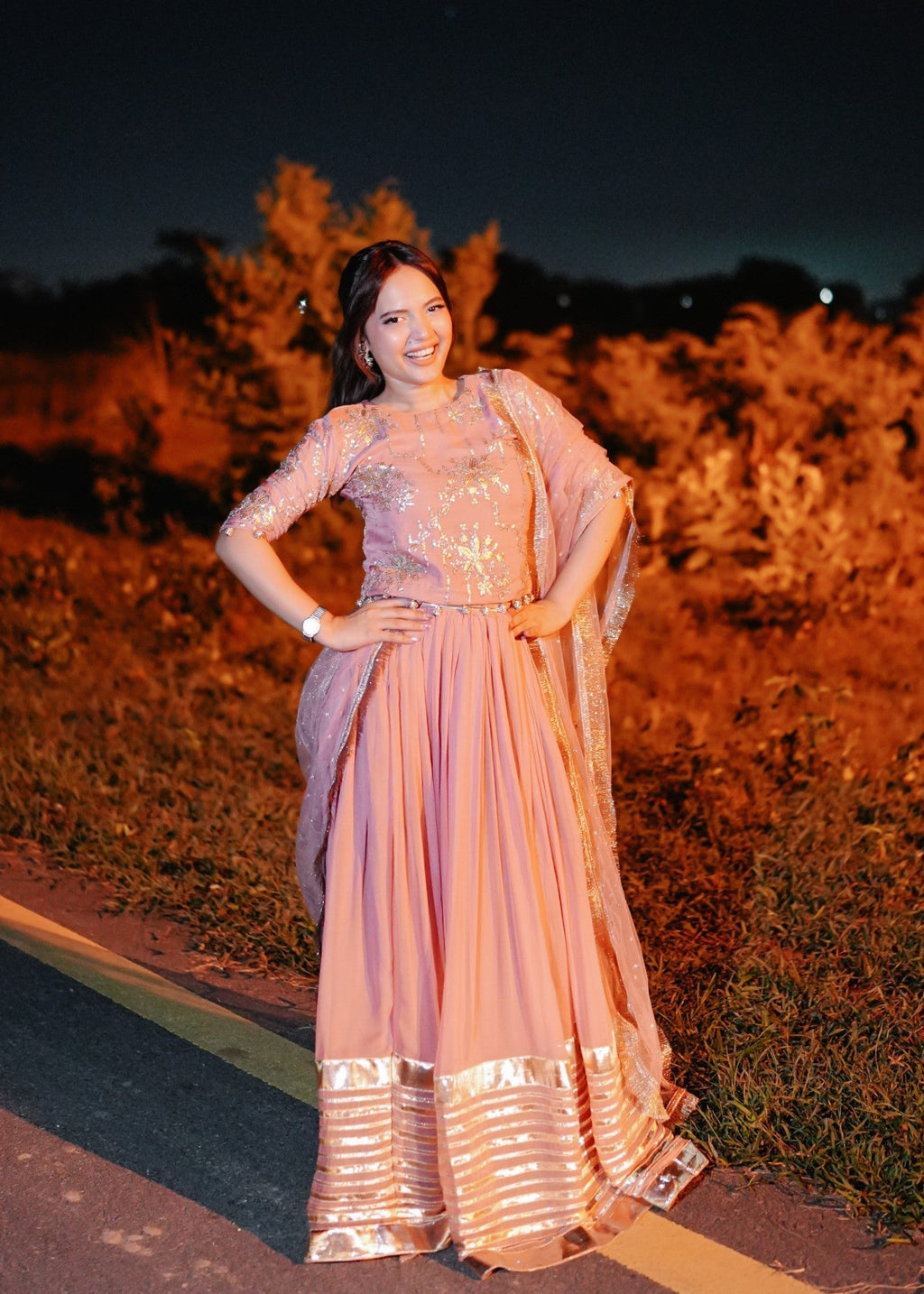 Fashion Trends 4 U Fatima's lehenga Women 3pcs