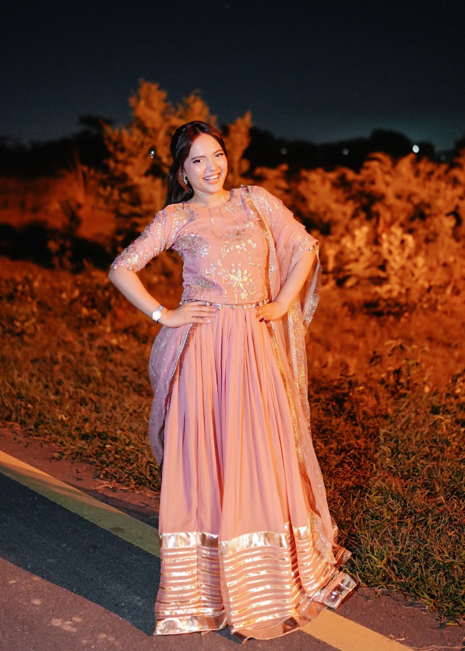 Fashion Trends 4 U Fatima's lehenga Women 3pcs