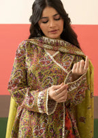 Zellbury Kurta Dupatta Trouser WPS2531932 Women 3pcs
