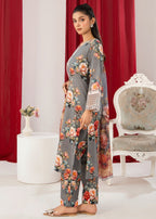 Sahibas By Mirza Daisey Grey Women 3pcs